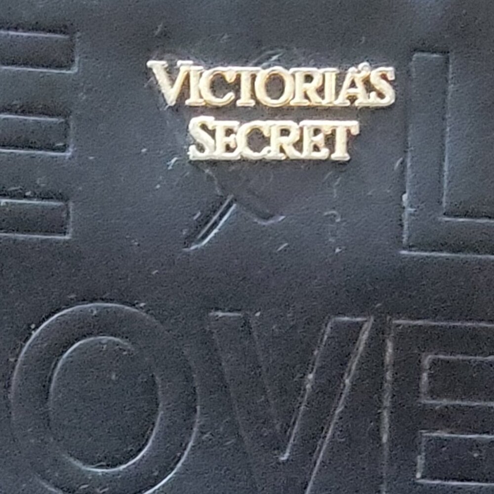 Victoria's Secret Love Black Makeup Pouch - Picture 3 of 10